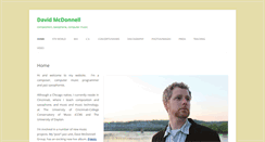 Desktop Screenshot of davidmcdonnellmusic.com